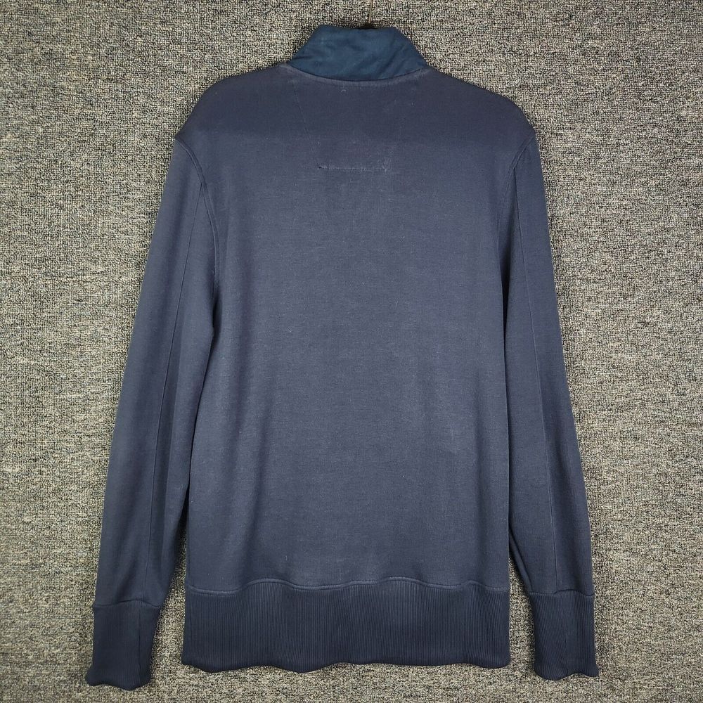 Calvin Klein Mens 1/4 Zip Neck Navy Casual Sweater‎ - Picture 5 of 6